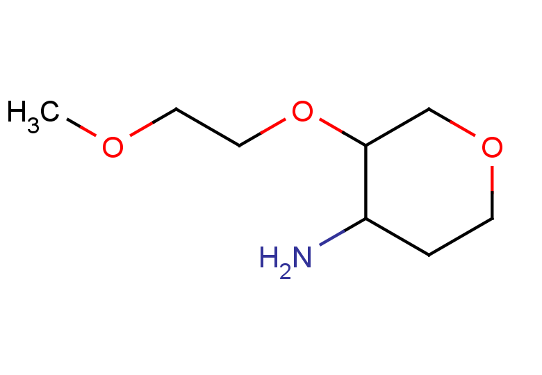 3-(2-methoxyethoxy)oxan-4-amine