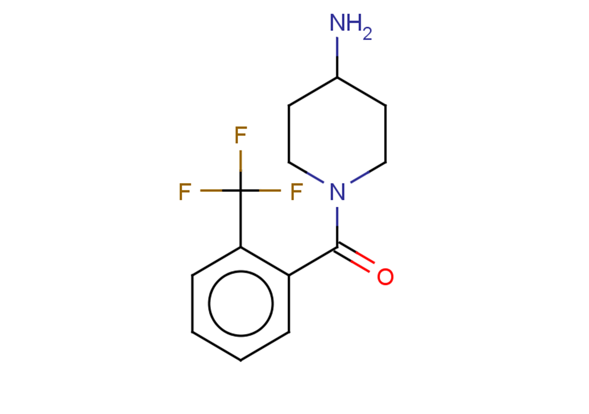 1-[2-(trifluoromethyl)benzoyl]piperidin-4-amine