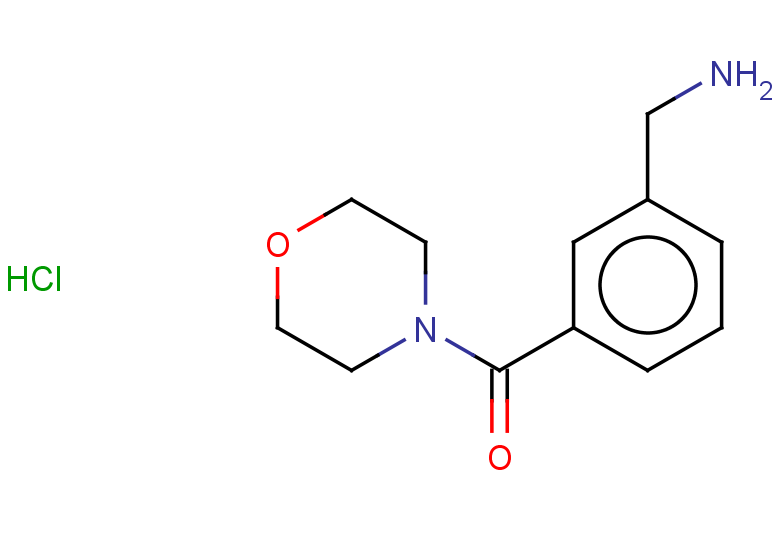 [3-(morpholine-4-carbonyl)phenyl]methanamine hydrochloride
