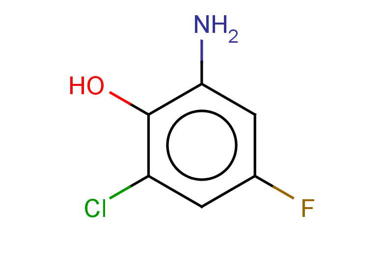 2-amino-6-chloro-4-fluorophenol