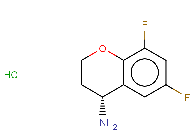 (4R)-6,8-difluoro-3,4-dihydro-2H-1-benzopyran-4-amine hydrochloride