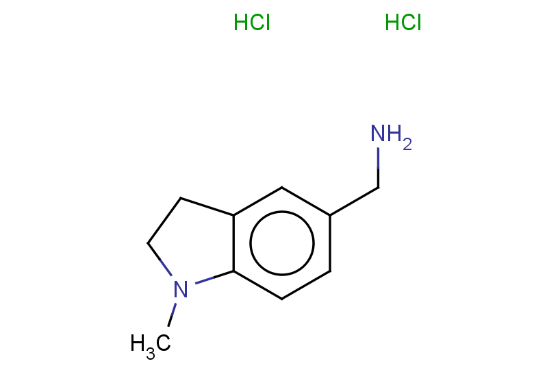 (1-methyl-2,3-dihydro-1H-indol-5-yl)methanamine dihydrochloride