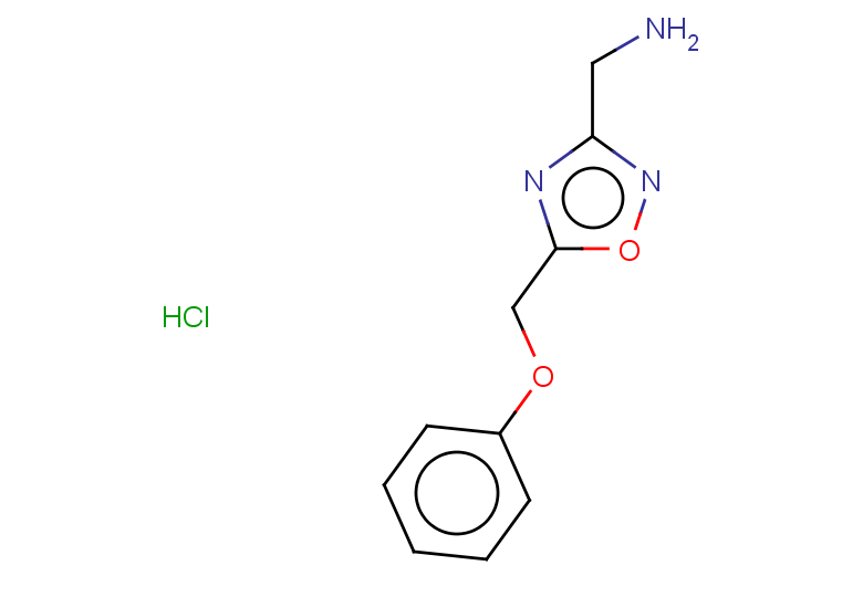 [5-(phenoxymethyl)-1,2,4-oxadiazol-3-yl]methanamine hydrochloride