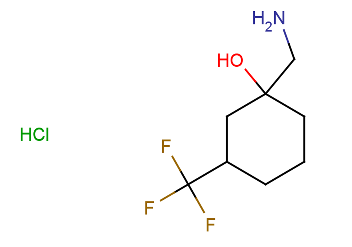 1-(aminomethyl)-3-(trifluoromethyl)cyclohexan-1-ol hydrochloride