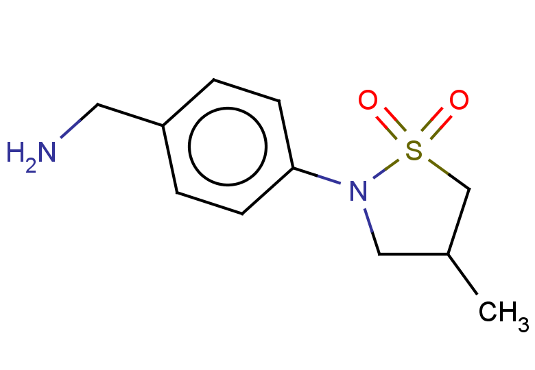 2-[4-(aminomethyl)phenyl]-4-methyl-1lambda6,2-thiazolidine-1,1-dione