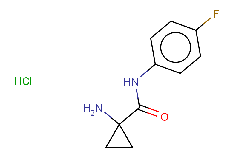 1-amino-N-(4-fluorophenyl)cyclopropane-1-carboxamide hydrochloride