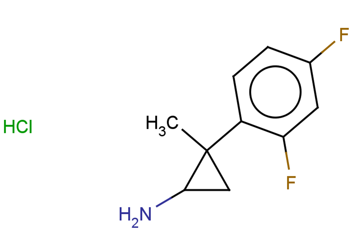 2-(2,4-difluorophenyl)-2-methylcyclopropan-1-amine hydrochloride