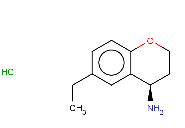 (4R)-6-ethyl-3,4-dihydro-2H-1-benzopyran-4-amine hydrochloride