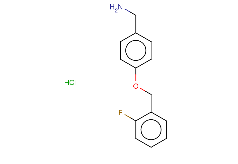 {4-[(2-fluorophenyl)methoxy]phenyl}methanamine hydrochloride