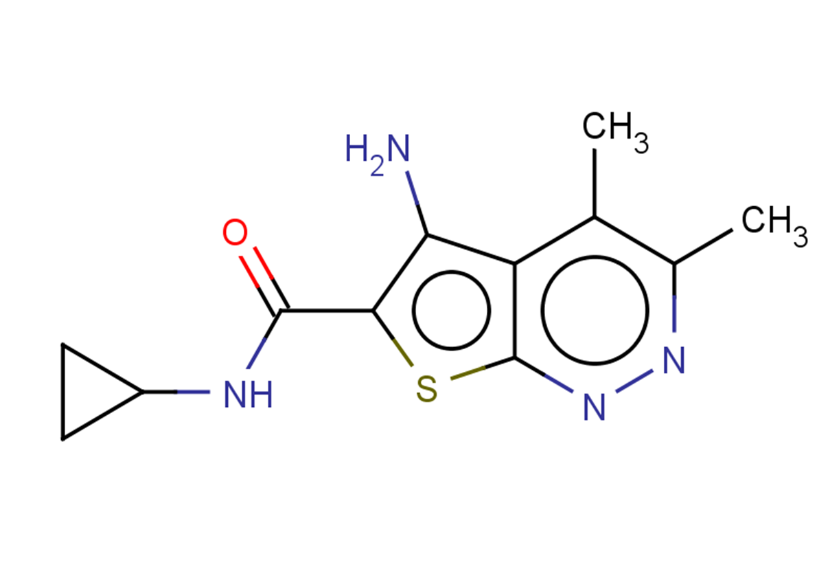 5-amino-N-cyclopropyl-3,4-dimethylthieno[2,3-c]pyridazine-6-carboxamide