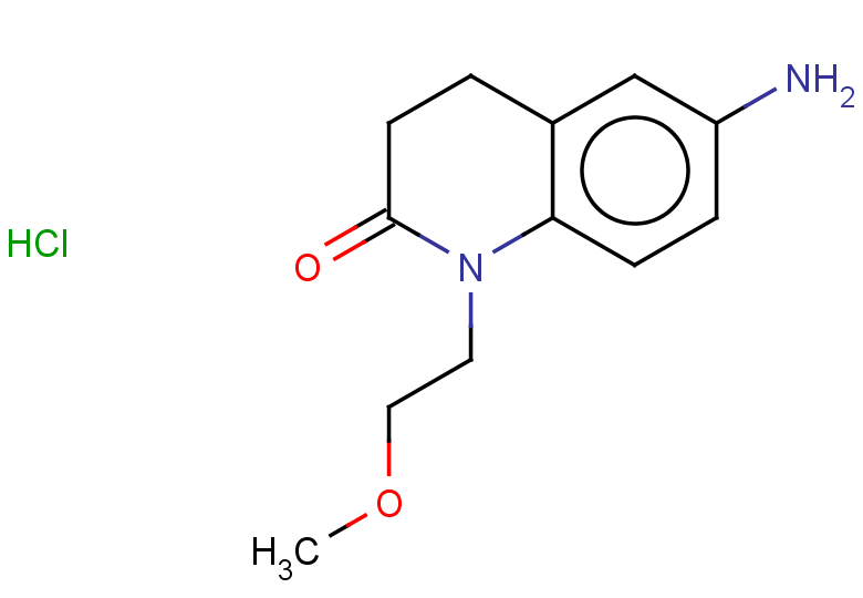 6-amino-1-(2-methoxyethyl)-1,2,3,4-tetrahydroquinolin-2-one hydrochloride