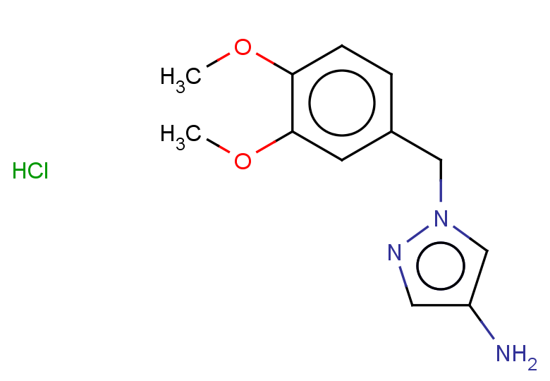 1-[(3,4-dimethoxyphenyl)methyl]-1H-pyrazol-4-amine hydrochloride