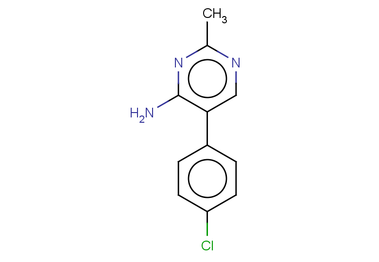 5-(4-chlorophenyl)-2-methylpyrimidin-4-amine