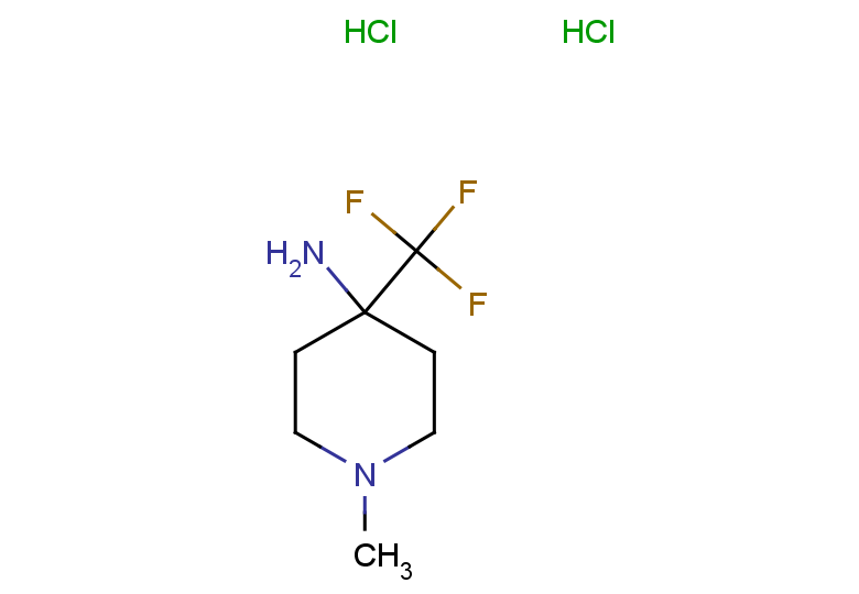 1-methyl-4-(trifluoromethyl)piperidin-4-amine dihydrochloride