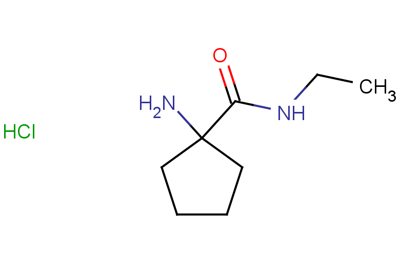 1-amino-N-ethylcyclopentane-1-carboxamide hydrochloride