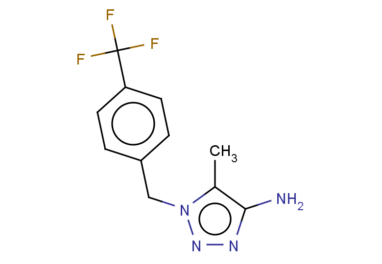 5-methyl-1-{[4-(trifluoromethyl)phenyl]methyl}-1H-1,2,3-triazol-4-amine