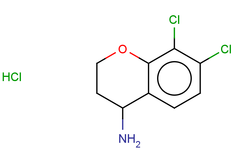 7,8-dichloro-3,4-dihydro-2H-1-benzopyran-4-amine hydrochloride