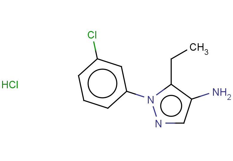 1-(3-chlorophenyl)-5-ethyl-1H-pyrazol-4-amine hydrochloride