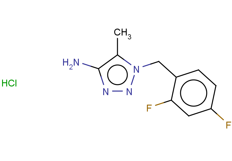1-[(2,4-difluorophenyl)methyl]-5-methyl-1H-1,2,3-triazol-4-amine hydrochloride