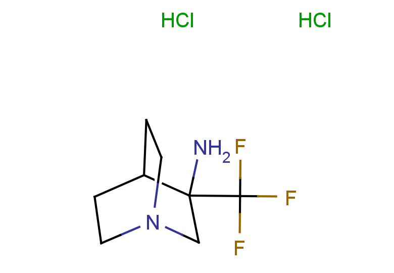 3-(trifluoromethyl)-1-azabicyclo[2.2.2]octan-3-amine dihydrochloride