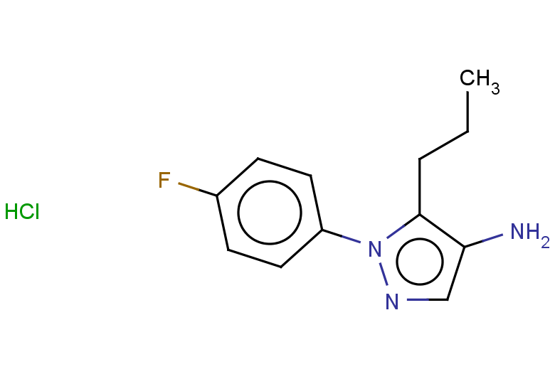 1-(4-fluorophenyl)-5-propyl-1H-pyrazol-4-amine hydrochloride
