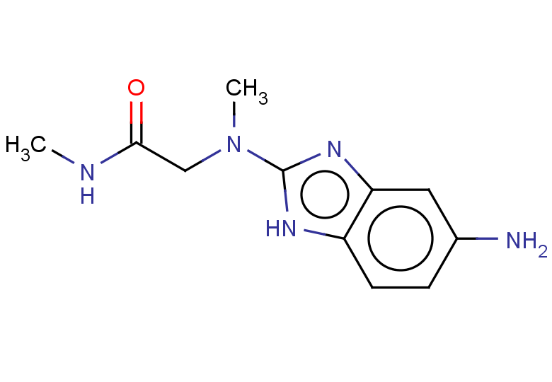 2-[(5-amino-1H-1,3-benzodiazol-2-yl)(methyl)amino]-N-methylacetamide