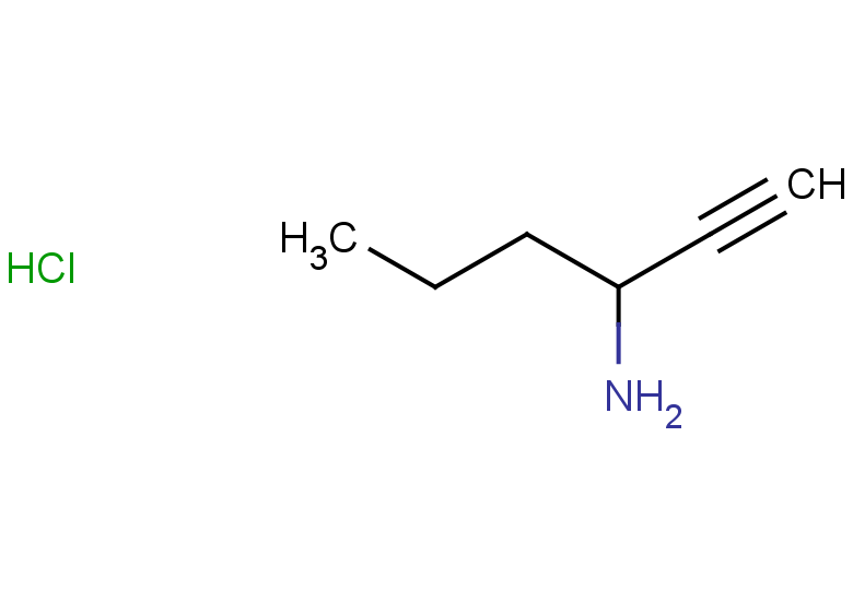 hex-1-yn-3-amine hydrochloride