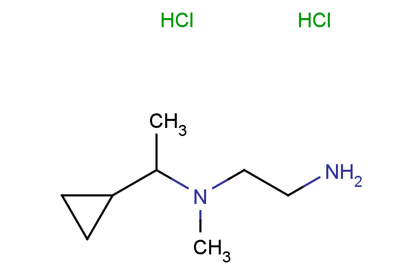 (2-aminoethyl)(1-cyclopropylethyl)methylamine dihydrochloride