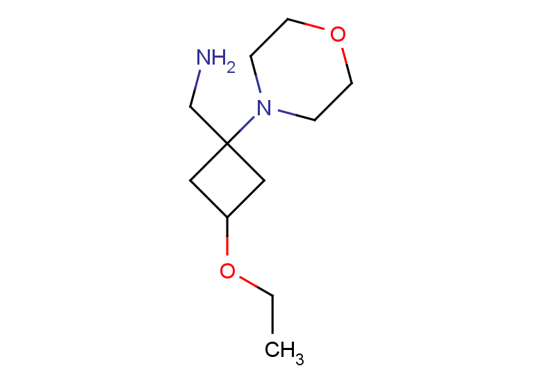 [3-ethoxy-1-(morpholin-4-yl)cyclobutyl]methanamine