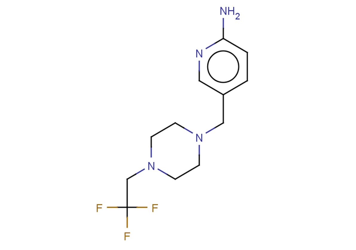 5-{[4-(2,2,2-trifluoroethyl)piperazin-1-yl]methyl}pyridin-2-amine