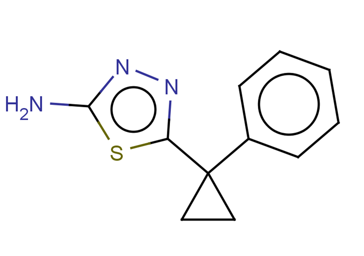 5-(1-phenylcyclopropyl)-1,3,4-thiadiazol-2-amine