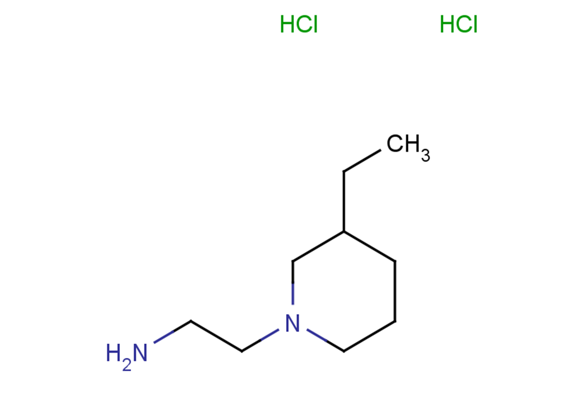 2-(3-ethylpiperidin-1-yl)ethan-1-amine dihydrochloride