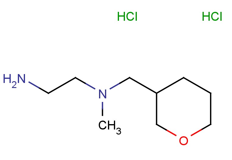 (2-aminoethyl)(methyl)(oxan-3-ylmethyl)amine dihydrochloride