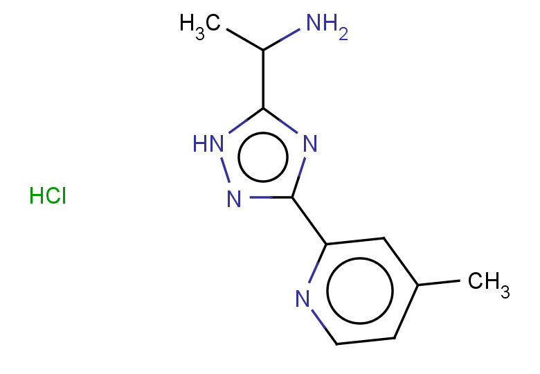 1-[3-(4-methylpyridin-2-yl)-1H-1,2,4-triazol-5-yl]ethan-1-amine hydrochloride