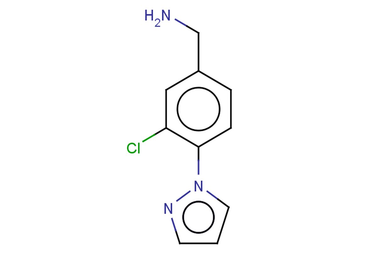 [3-chloro-4-(1H-pyrazol-1-yl)phenyl]methanamine