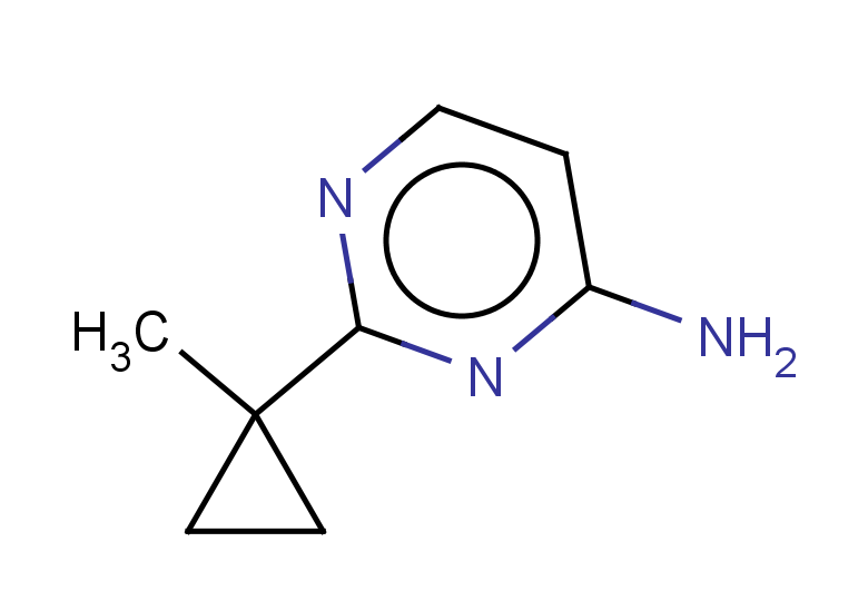 2-(1-methylcyclopropyl)pyrimidin-4-amine