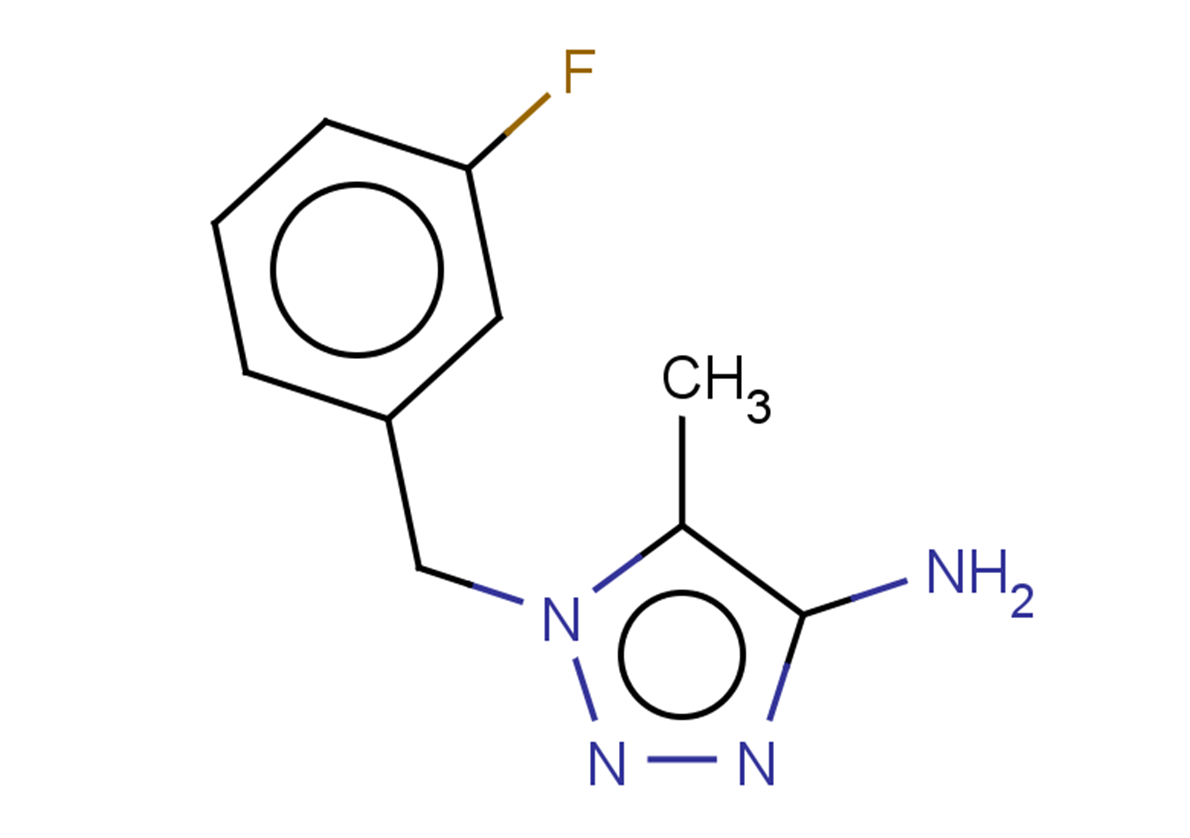 1-[(3-fluorophenyl)methyl]-5-methyl-1H-1,2,3-triazol-4-amine