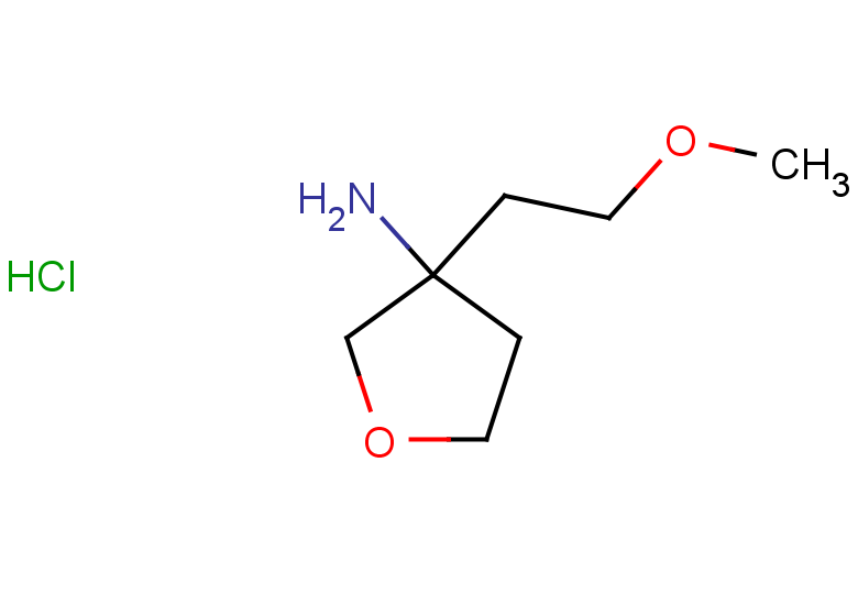 3-(2-methoxyethyl)oxolan-3-amine hydrochloride