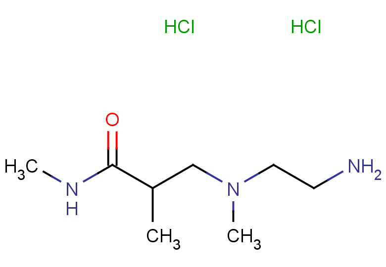 3-[(2-aminoethyl)(methyl)amino]-N,2-dimethylpropanamide dihydrochloride
