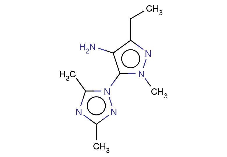 5-(dimethyl-1H-1,2,4-triazol-1-yl)-3-ethyl-1-methyl-1H-pyrazol-4-amine