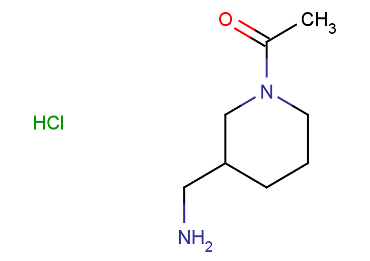 1-[3-(aminomethyl)piperidin-1-yl]ethan-1-one hydrochloride