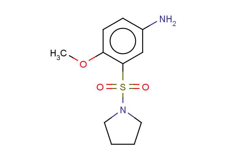 4-methoxy-3-(pyrrolidine-1-sulfonyl)aniline