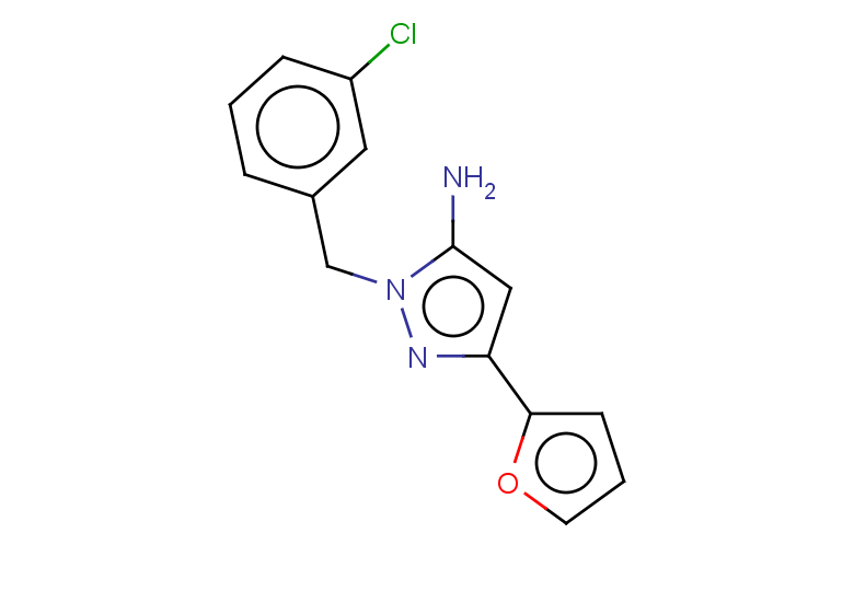 1-[(3-chlorophenyl)methyl]-3-(furan-2-yl)-1H-pyrazol-5-amine
