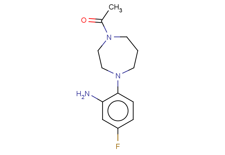 1-[4-(2-amino-4-fluorophenyl)-1,4-diazepan-1-yl]ethan-1-one