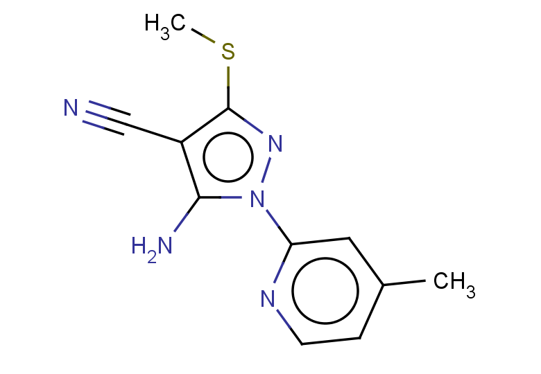 5-amino-1-(4-methylpyridin-2-yl)-3-(methylsulfanyl)-1H-pyrazole-4-carbonitrile