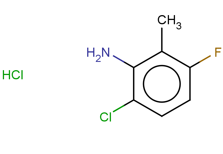 6-chloro-3-fluoro-2-methylaniline hydrochloride