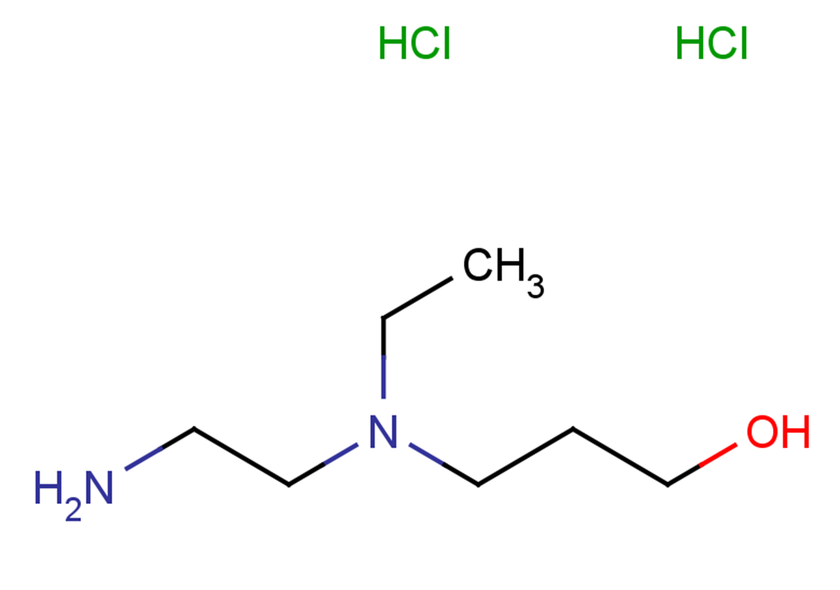 3-[(2-aminoethyl)(ethyl)amino]propan-1-ol dihydrochloride