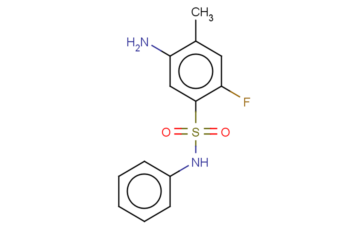 5-amino-2-fluoro-4-methyl-N-phenylbenzene-1-sulfonamide