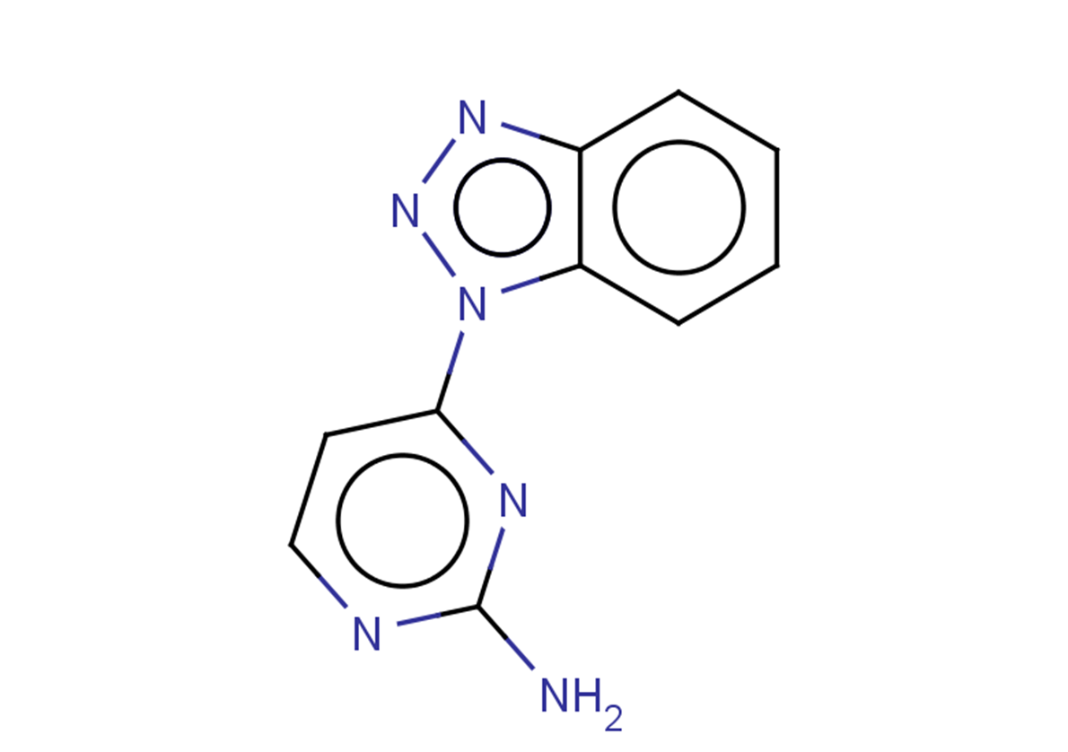 4-(1H-1,2,3-benzotriazol-1-yl)pyrimidin-2-amine