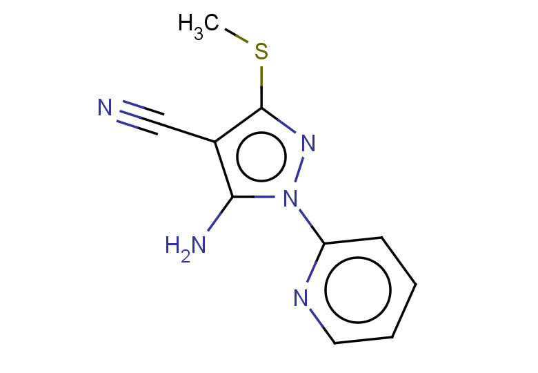 5-amino-3-(methylsulfanyl)-1-(pyridin-2-yl)-1H-pyrazole-4-carbonitrile